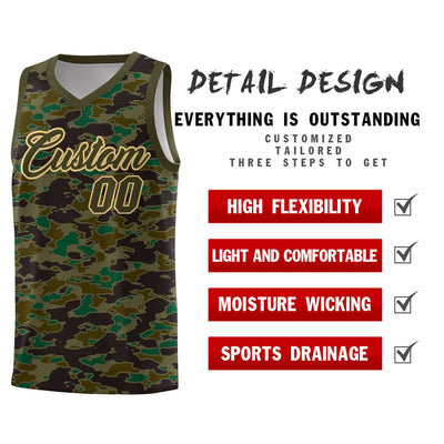 Custom Personalized Camo Sets Sports Uniform Basketball Jersey
