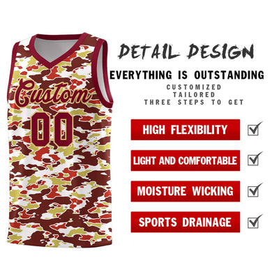 Custom Personalized Camo Sets Sports Uniform Basketball Jersey