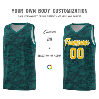 Custom Personalized Camo Sets Sports Uniform Basketball Jersey
