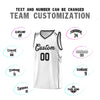 Custom White Arrow Graffiti Pattern Sports Uniform Basketball Jersey