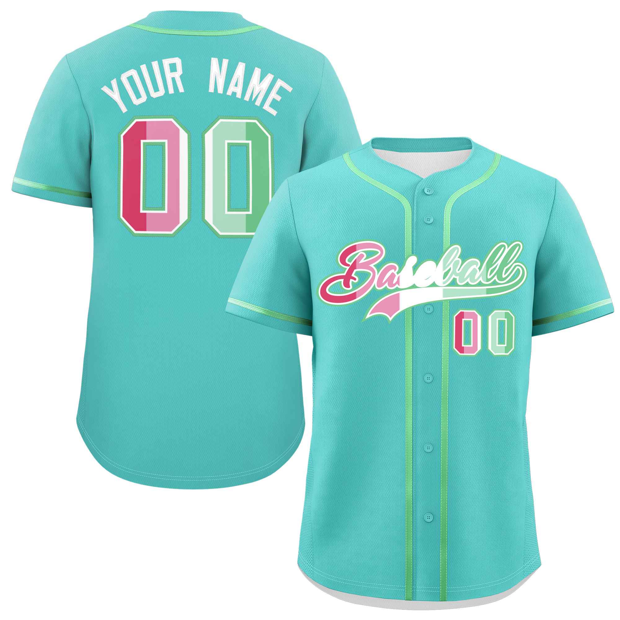 3D Custom baseb-all jersey