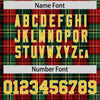 Custom Christmas Graffiti Pattern Authentic Baseball Jersey