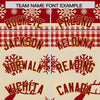 Custom Christmas Graffiti Pattern Authentic Baseball Jersey