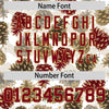 Custom Christmas Graffiti Pattern Authentic Baseball Jersey