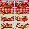 Custom Christmas Graffiti Pattern Authentic Baseball Jersey