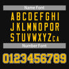 Custom Black Gold-Black Classic Style Mesh Authentic Football Jersey