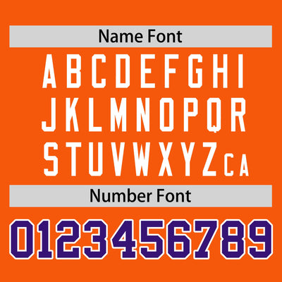 Custom Orange Purple Varsity Full-Snap Color Block Letterman Baseball Jacket