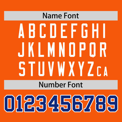 Custom Orange Royal Varsity Full-Snap Color Block Letterman Baseball Jacket