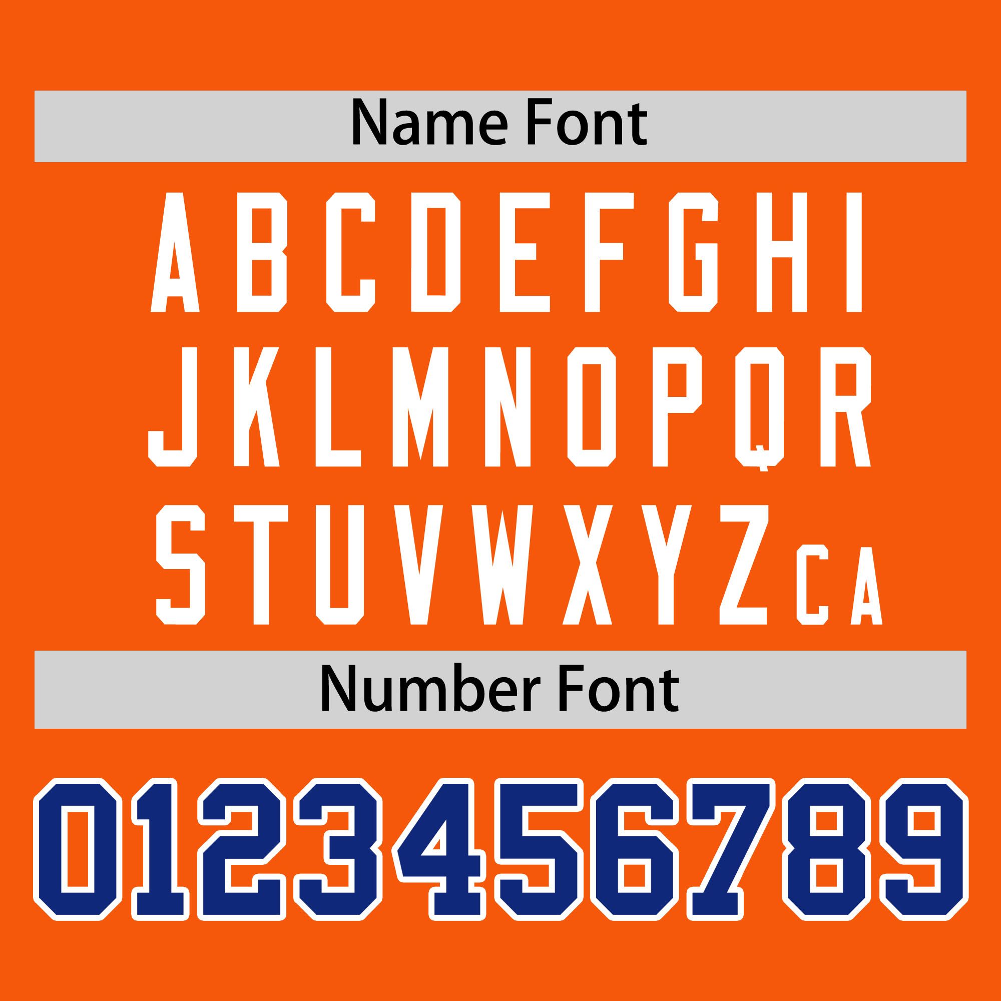 Custom Orange Royal Varsity Full-Snap Color Block Letterman Baseball Jacket