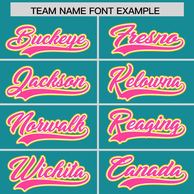 Custom Aqua Gold-Pink Gaglan Sleeve Gradient Varsity Full-Zip Letterman Bomber Jacket