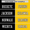 Custom Black Gold Personalized Split Two Tone Design Authentic Football Jersey