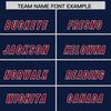 Custom Navy Gray Retro Personalized Sleeve Line Authentic Football Jersey