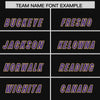 Custom Black Purple Retro Personalized Sleeve Line Authentic Football Jersey