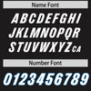 Custom Black White Retro Personalized Sleeve Line Authentic Football Jersey