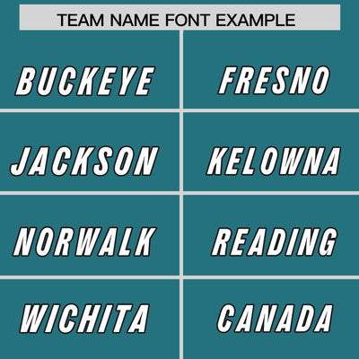 Custom Aqua White Retro Personalized Sleeve Line Authentic Football Jersey