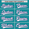 Custom Aqua Purple Retro Personalized Sleeve Line Authentic Football Jersey