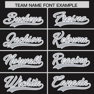 Custom Black Silver Retro Personalized Sleeve Line Authentic Football Jersey