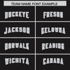 Custom Black Silver Retro Personalized Sleeve Line Authentic Football Jersey