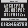 Custom Black Silver Retro Personalized Sleeve Line Authentic Football Jersey