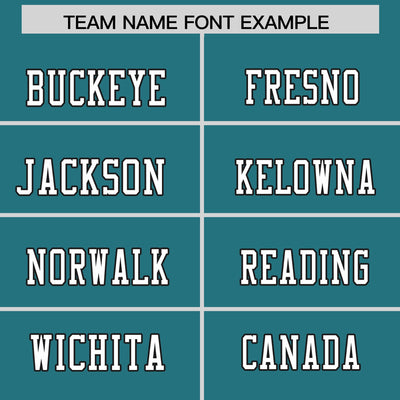 Custom Aqua White Retro Personalized Sleeve Line Authentic Football Jersey