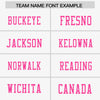 Custom White Pink-Powder Blue Raglan Sleeves Personalized Side Pattern Authentic Football Jersey