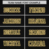 Custom Black Olive Gradient Personalized Side Pattern Authentic Football Jersey