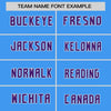Custom Powder Blue Purple White Crew Neck Personalized Raglan Long Sleeve Performance T-shirt