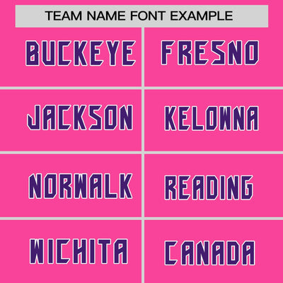 Custom Pink Purple White Crew Neck Personalized Raglan Long Sleeve Performance T-shirt