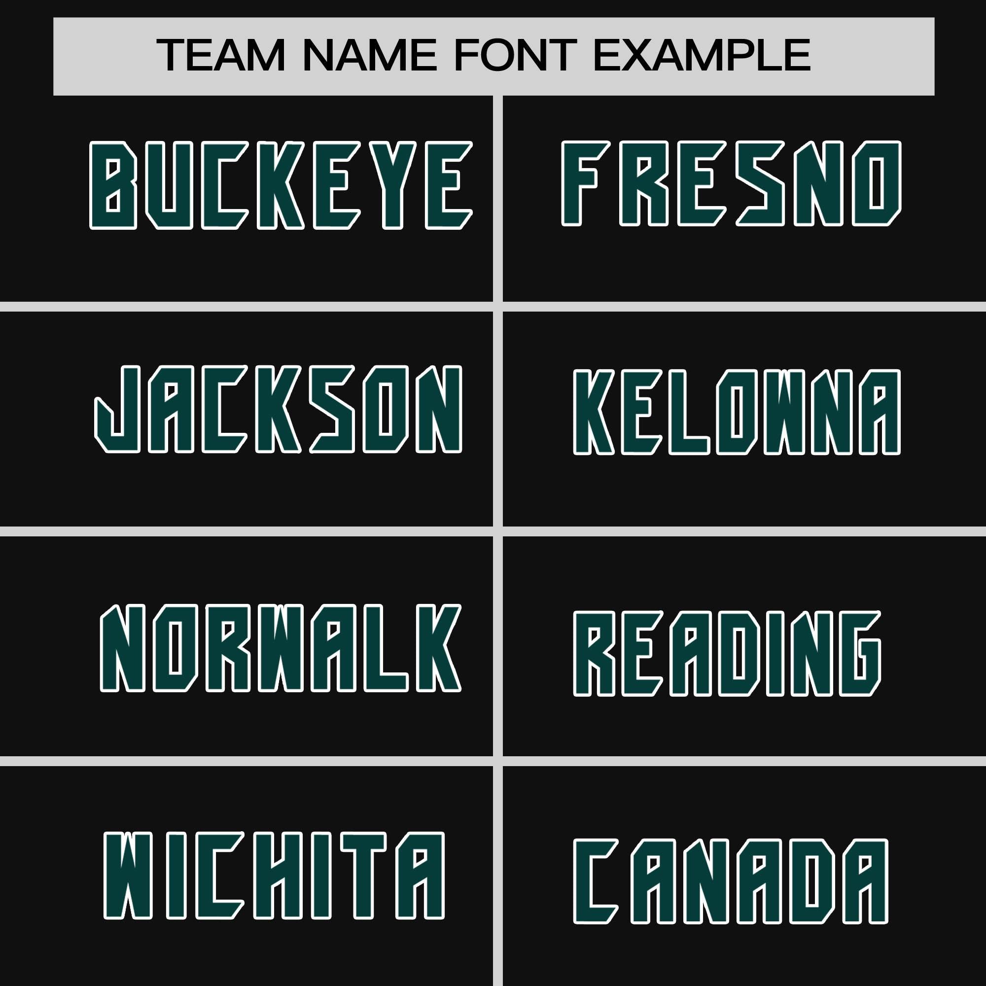 Custom Black Midnight Green White Crew Neck Personalized Raglan Long Sleeve Performance T-shirt