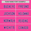 Custom Pink Purple White Crew Neck Personalized Raglan Long Sleeve Performance T-shirt