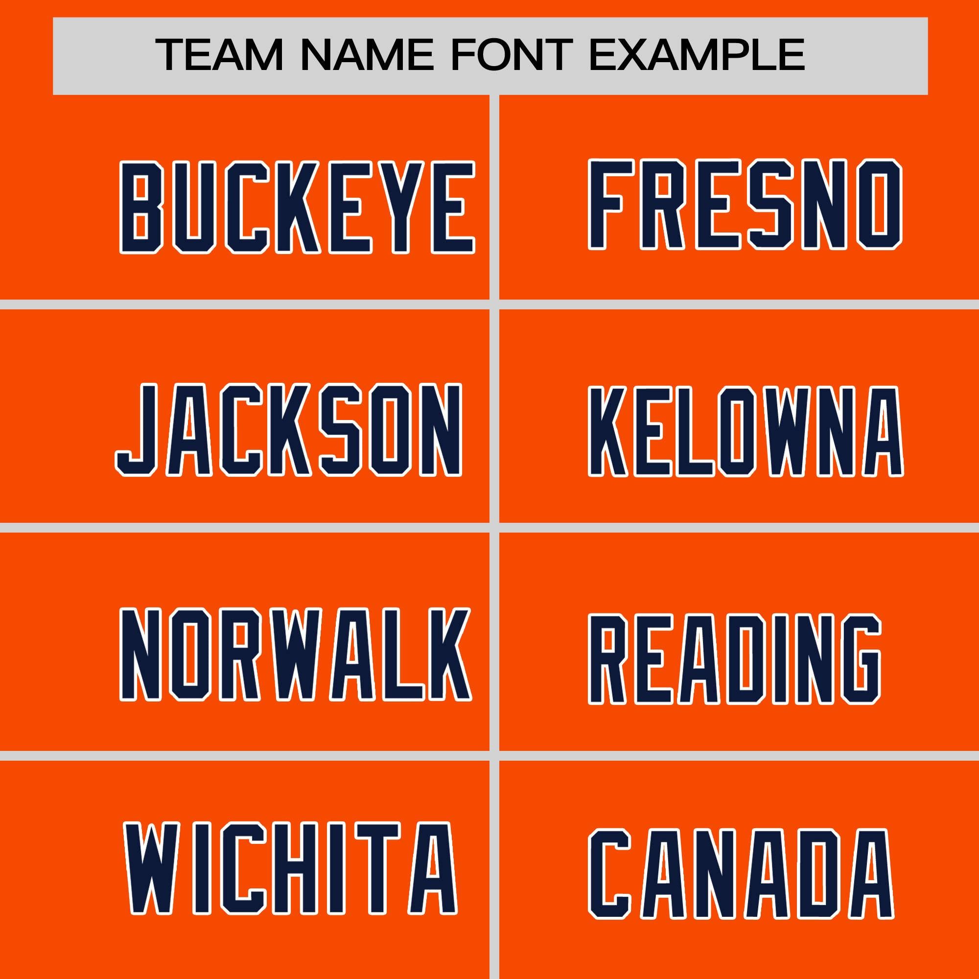 Custom Orange Navy White Crew Neck Personalized Raglan Long Sleeve Performance T-shirt