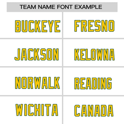 Custom White Green Gold Crew Neck Personalized Raglan Long Sleeve Performance T-shirt