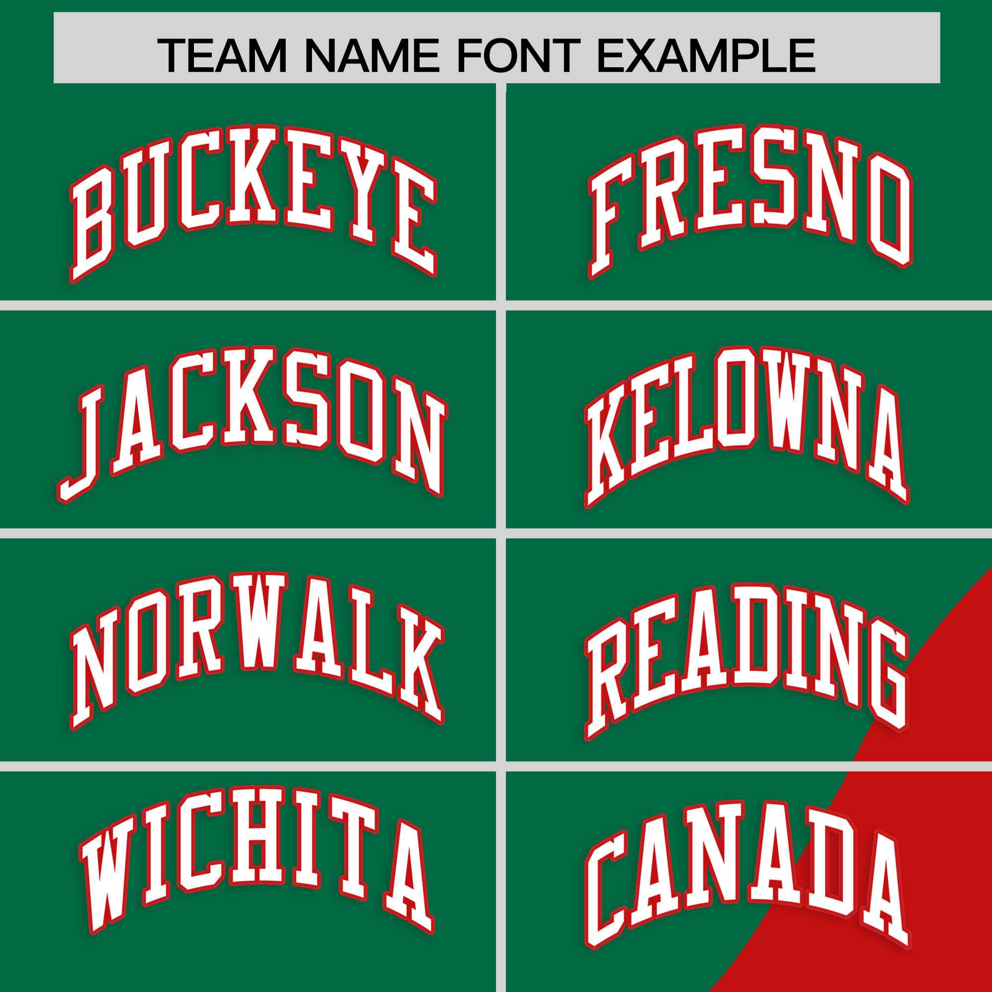 Custom Kelly Green Red Color Block Varsity Full-Zip Letterman Wave Jacket Hoodie