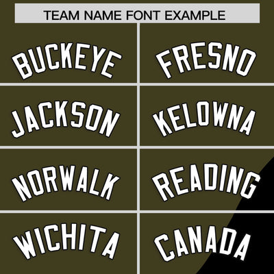 Custom Olive Black Color Block Varsity Full-Zip Letterman Wave Jacket Hoodie