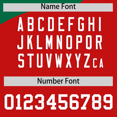 Custom Kelly Green Red Color Block Varsity Full-Zip Letterman Wave Jacket Hoodie