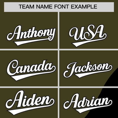 Custom Olive Black Color Block Varsity Full-Zip Letterman Wave Jacket Hoodie