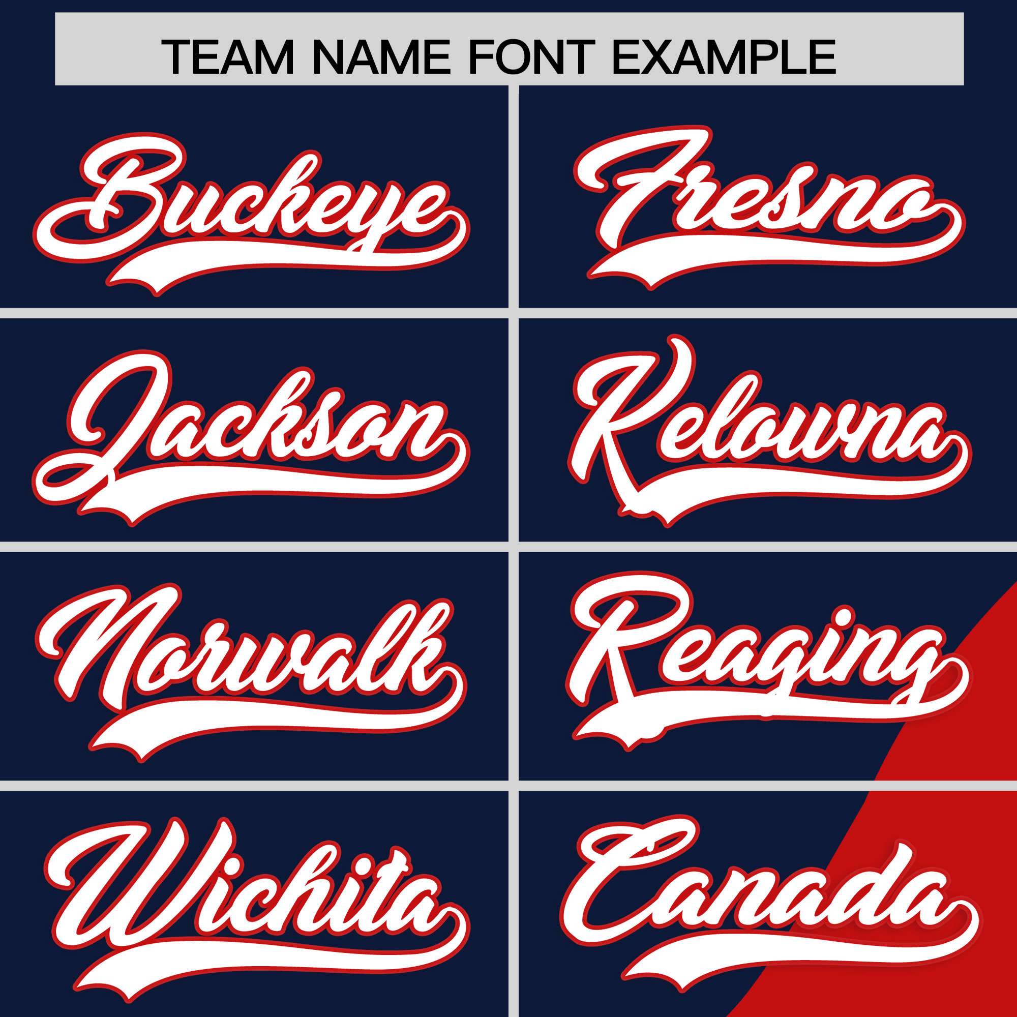 Custom Navy Red Color Block Varsity Full-Zip Letterman Wave Jacket Hoodie