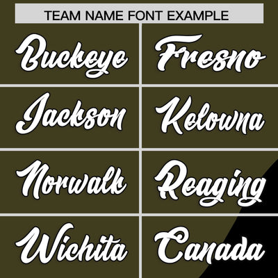 Custom Olive Black Color Block Varsity Full-Zip Letterman Wave Jacket Hoodie