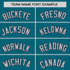 Custom Aqua Classic Style Personalized Uniform Pullover Hoodie