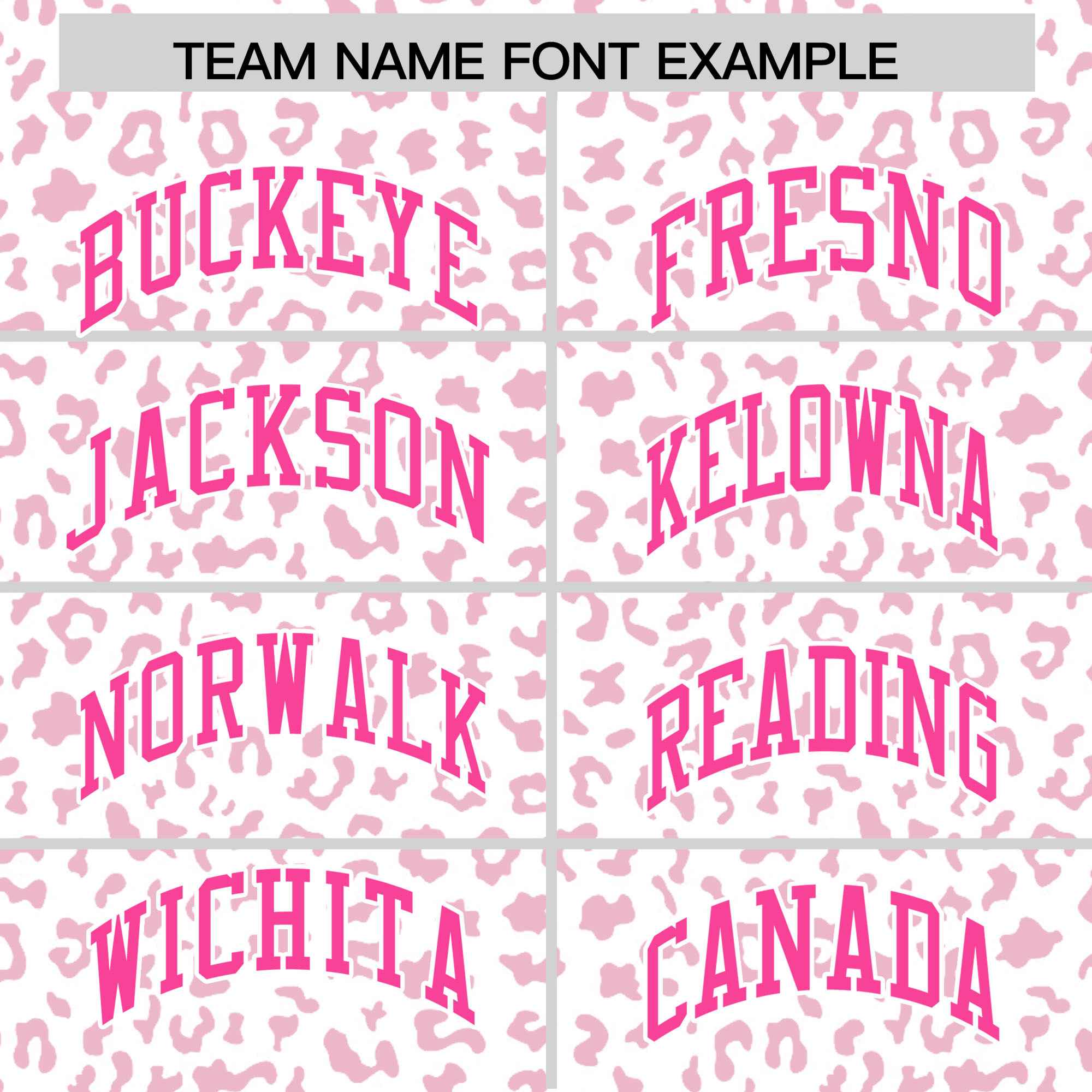 Custom White Pink Varsity Full-Zip Letterman Leopard Print Jacket Hoodie