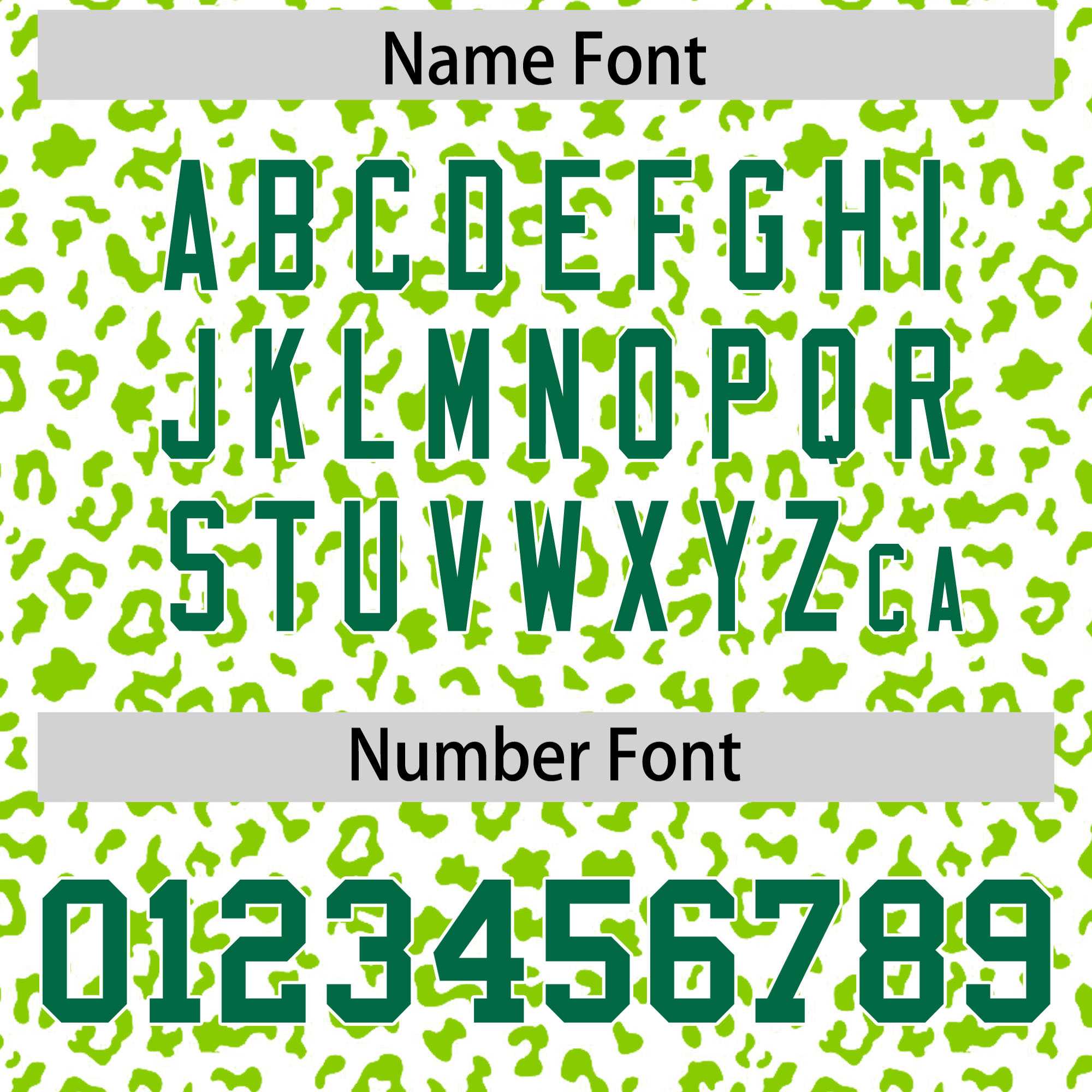 Custom Neon Green Green Varsity Full-Zip Letterman Leopard Print Jacket Hoodie