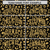 Custom Black Old Gold Varsity Full-Zip Letterman Leopard Print Jacket Hoodie