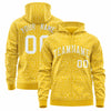 Custom Orange Black Varsity Full-Zip Letterman Leopard Print Jacket Hoodie