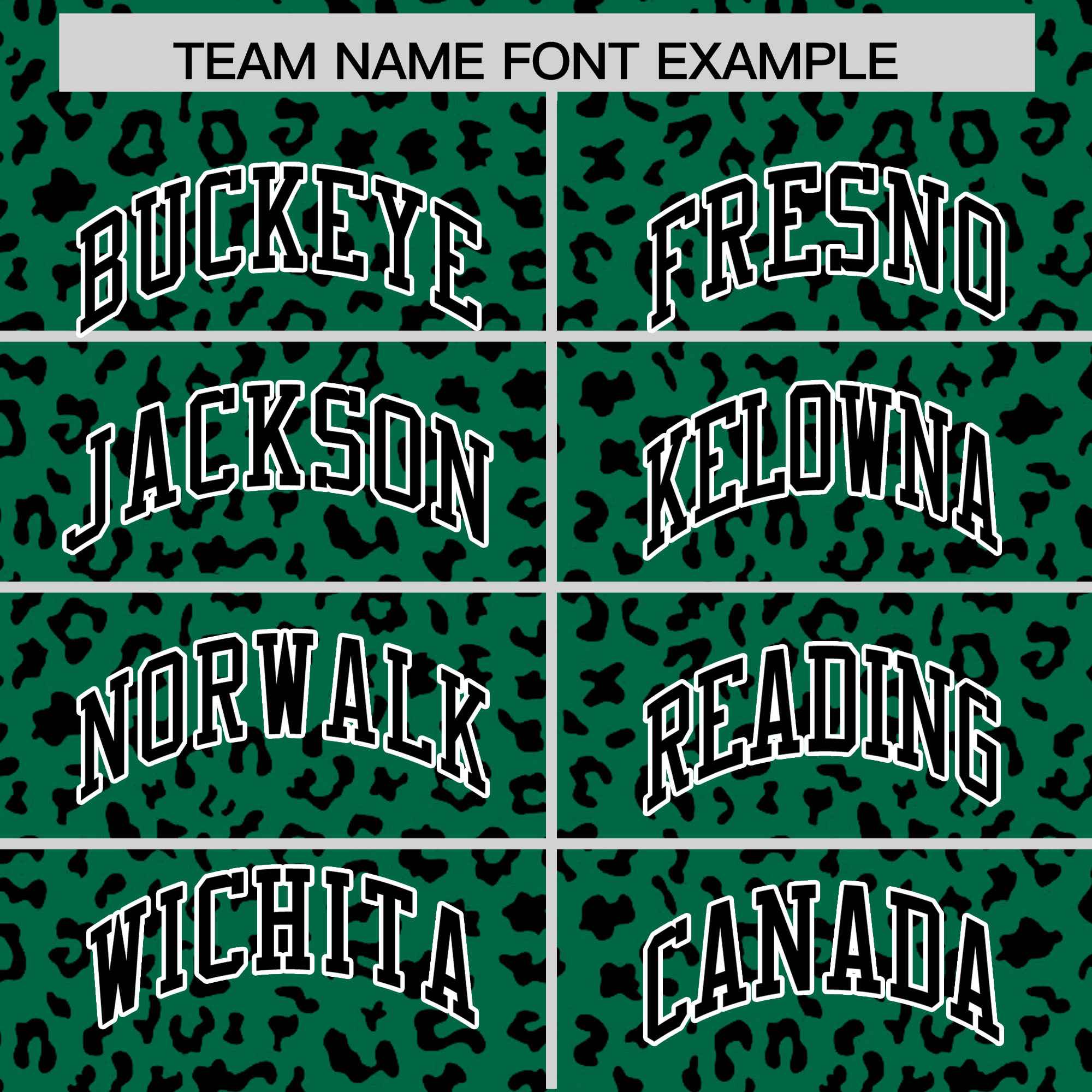 Custom Kelly Green Black Varsity Full-Zip Letterman Leopard Print Jacket Hoodie