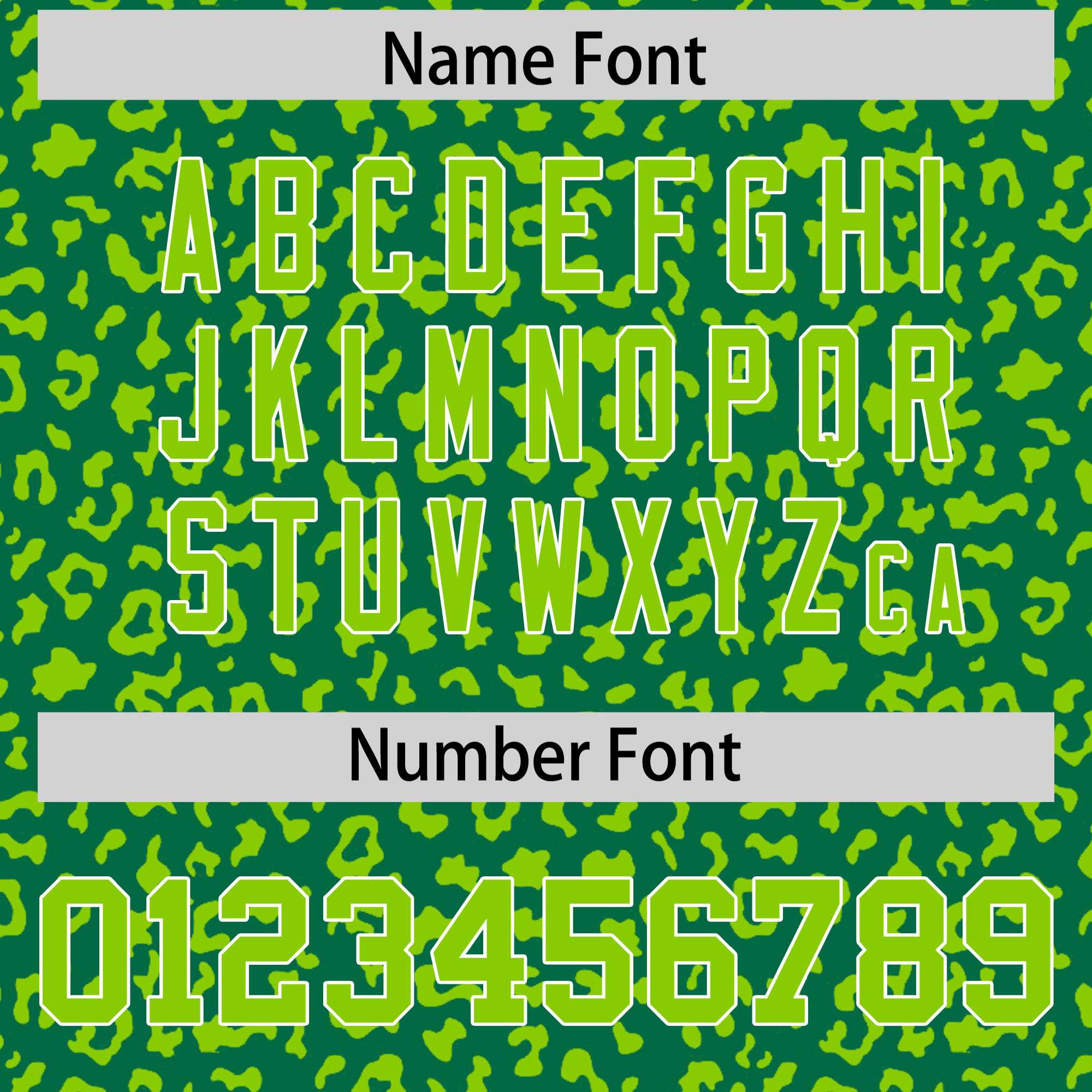 Custom Kelly Green Neon Green Varsity Full-Zip Letterman Leopard Print Jacket Hoodie