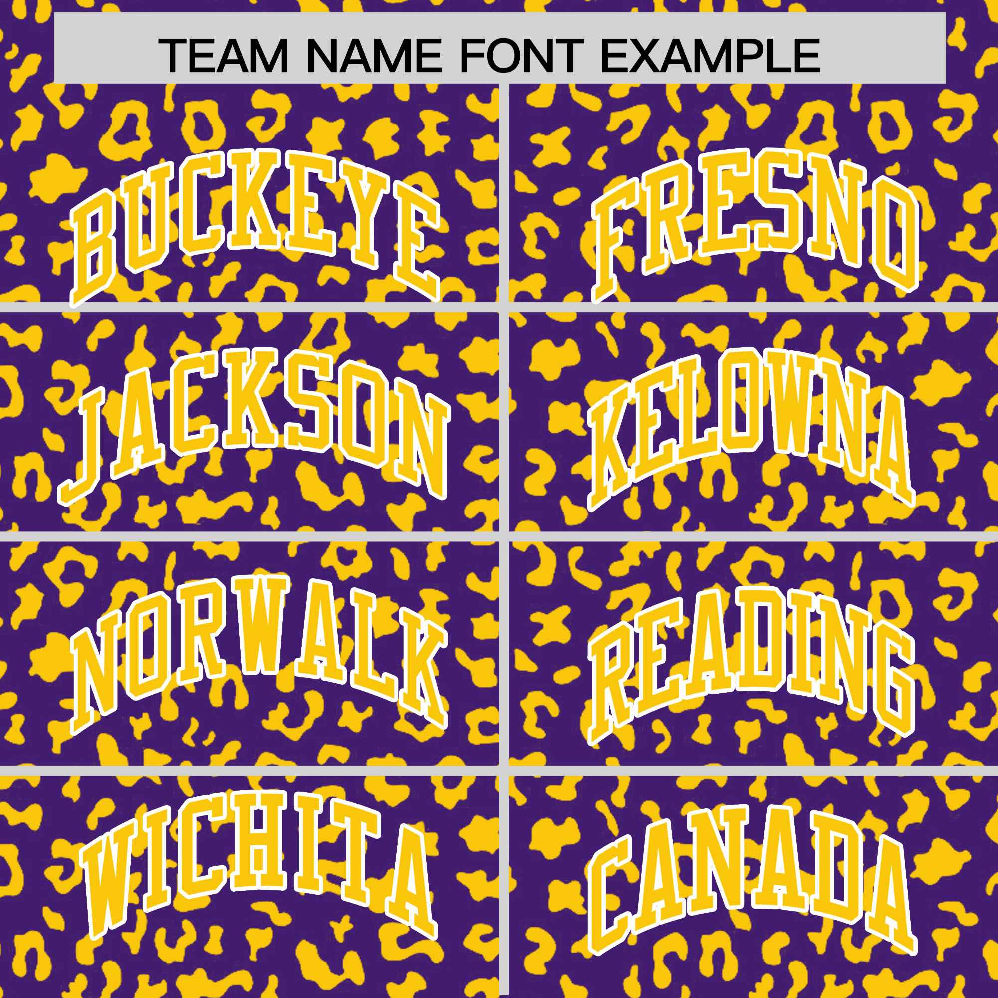 Custom Purple Gold Varsity Full-Zip Letterman Leopard Print Jacket Hoodie