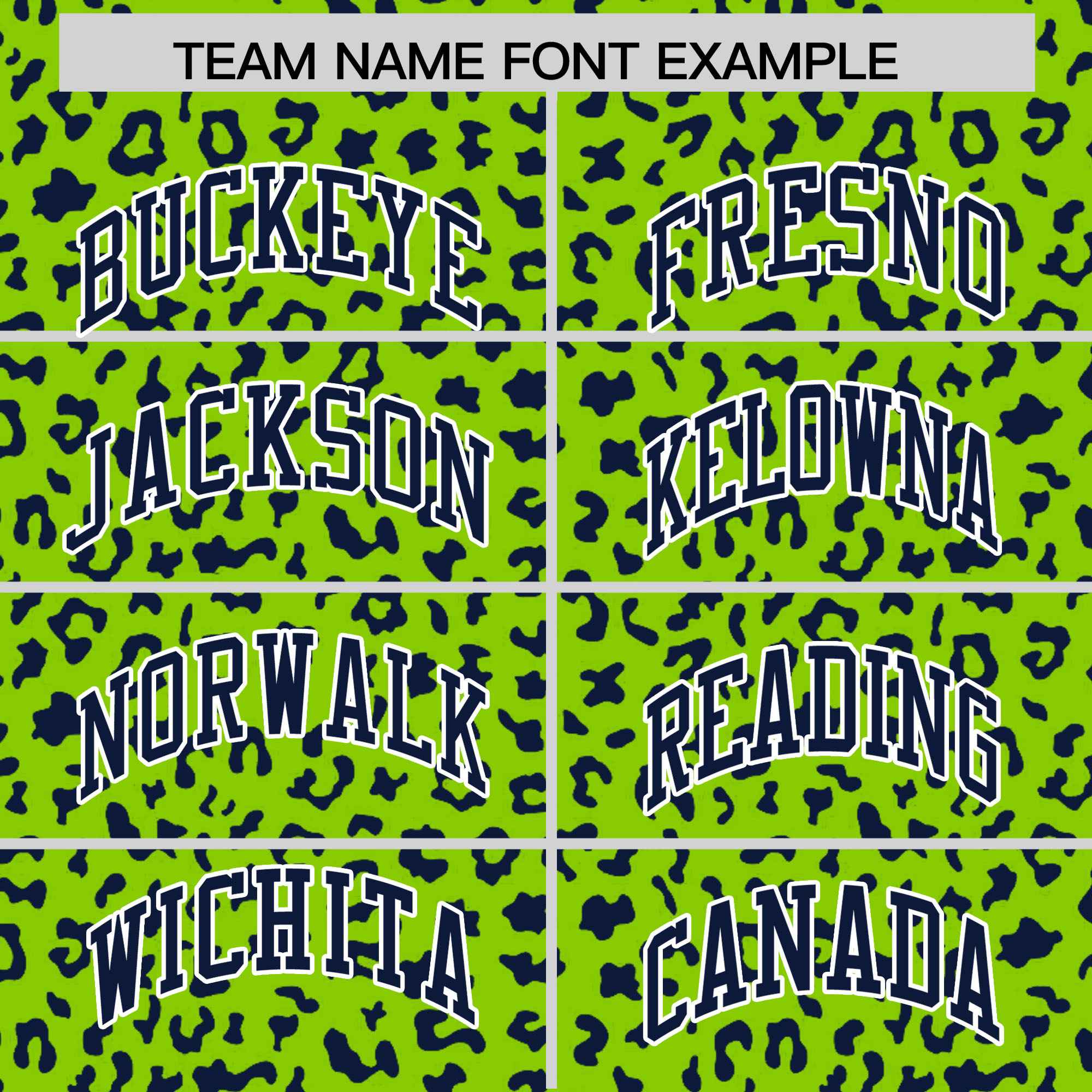 Custom White Bright Green Varsity Full-Zip Letterman Leopard Print Jacket Hoodie