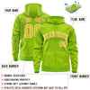 Custom White Orange Varsity Full-Zip Letterman Leopard Print Jacket Hoodie