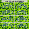 Custom White Neon Green Varsity Full-Zip Letterman Leopard Print Jacket Hoodie
