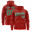 Custom Navy Gold Varsity Full-Zip Letterman Leopard Print Jacket Hoodie